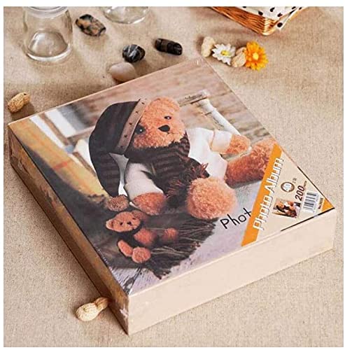 Śródmiąższowy album fotograficzny 200 arkuszy, 15 cm, 50 arkuszy / 100 stron, książka z dokumentami rozwoju dziecka, pary podróżne, w pudełku, 25,5 x 22,5 x 5,5 cm (kolor: #1)