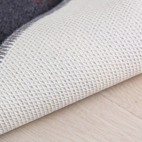 Dotteen Decorative Kitchen Rugs 3 Pieces Non-Slip Rubber Backing Doormat Runner Area Mats Sets, Kitchenware Design, Grey (16x48 inch + 16x24 inch + 16x24 inch)