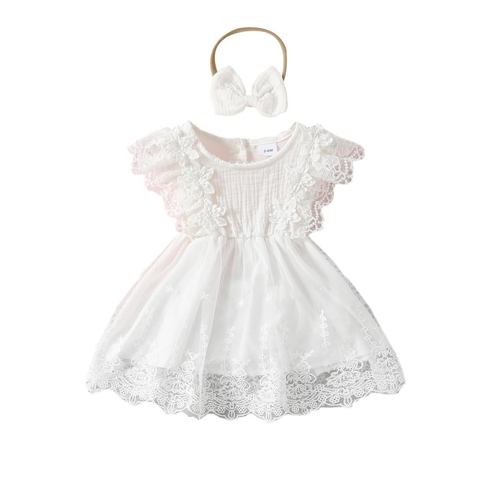 Amazon.com: Surakey Baby Girls Ruffle Lace Backless with Headwear,White Bowknot Flower Dresses Pageant Party Wedding Birthday 3-6 Months : Clothing, Shoes & Jewelry Amazon.com: Surakey Baby Girls Ruffle Lace Backless with Headwear,White Bowknot Flower Dresses Pageant Party Wedding Birthday 3-6 Months : Clothing, Shoes & Jewelry