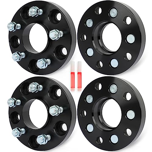 ECCPP 4PCS change bolt pattern from 5X5 to 5X4.5 Wheel Adapters Hub Centric Conversion 5x127 to 5x114.3 1 inch 5 Lug 1/2 71.5mm hub for Jeep Grand Cherokee 1999-2010| for Jeep Wrangler JK 2007-2018