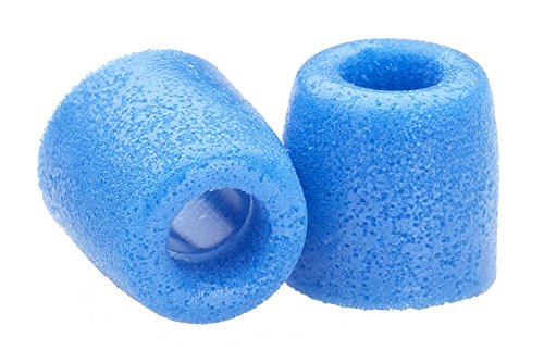 Comply T-400 Series - Almohadillas de espuma para auriculares in-ear (3 pares, talla S), color azul