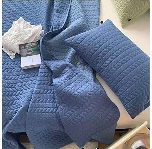 WWQQ Modernas Colcha Cama 245 * 250CM Blanca Verano Bouti Cubrecama Sobrecama Gris Cubrecama Fina Suave, CóModo, Adecuado para Dormir Desnudo. (Color : E, Size : 245 * 270cm)