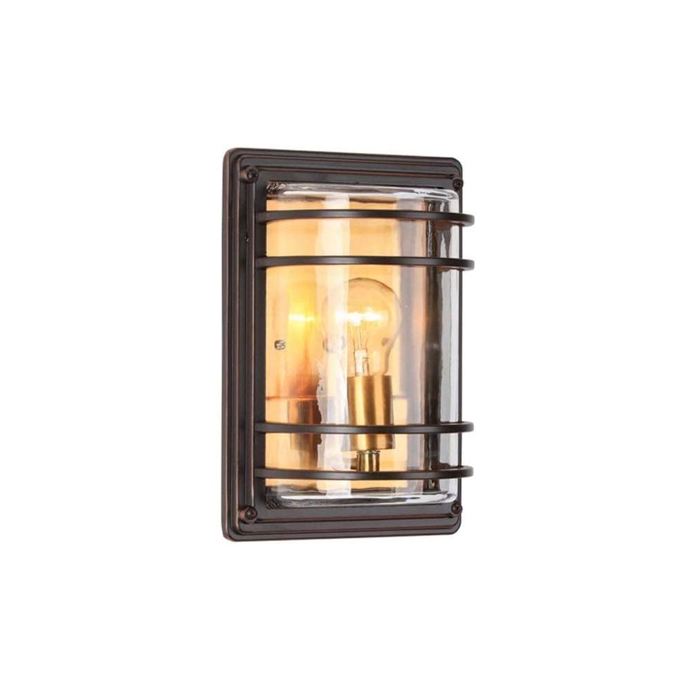 Lampe murale extérieure E27 en aluminium étanche et anti-rouille pour éclairage de jardin style vintage