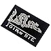 Join Or Die Tactical Embroidered Morale Applique Fastener Hook&Loop Patch - Black