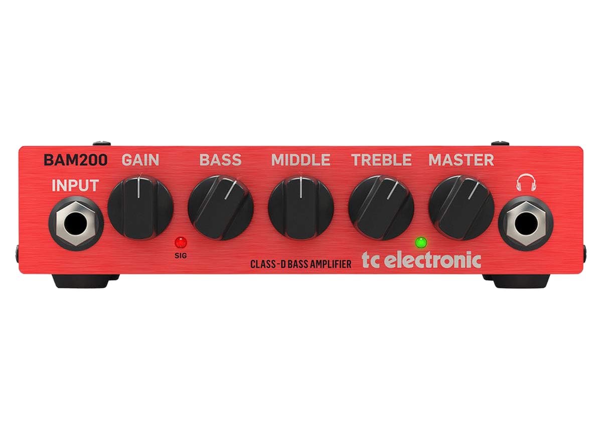 TC Electronic BAM200 Testata per basso 200 Watt Classe D compatta