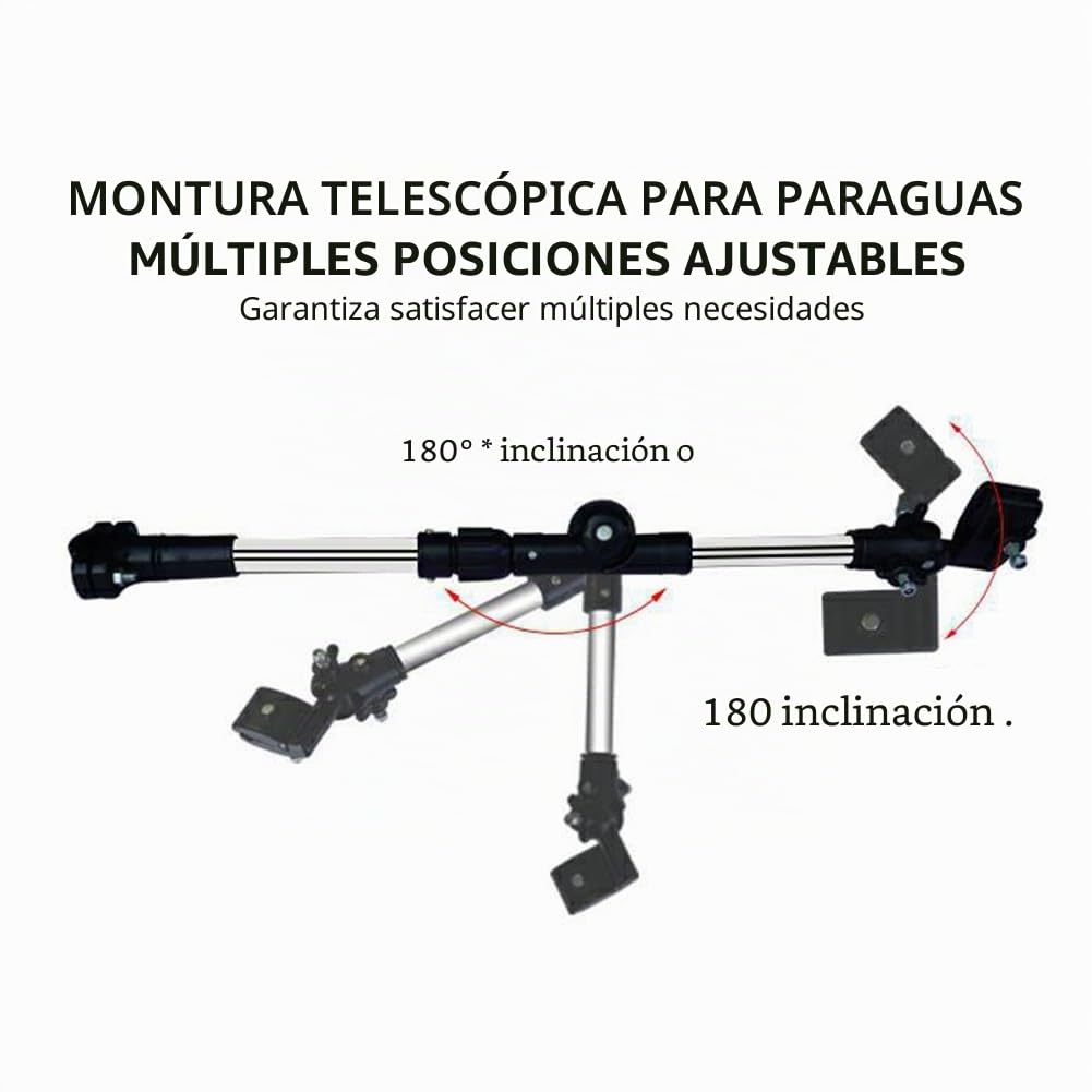 Soporte de Paraguas Ajustable 360° para Manillar Universal