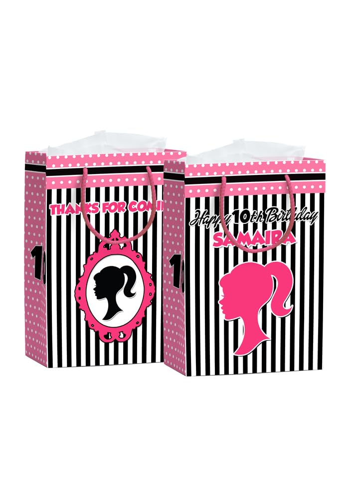 Pack Of 10 Princess Theme Birthday Return Gift Paper Bags|Made In India|Princess Theme Carry Bags (9X6X2.8),Multi (B0CQ59X15X) Amazon Price History, Amazon Price Tracker