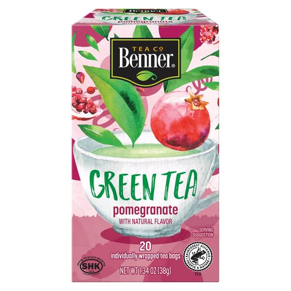 Té granada 20 bolsas individuales 1.34 oz