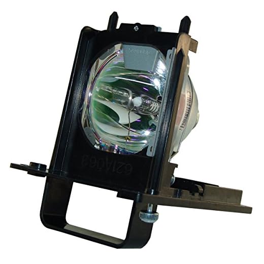 Aurabeam Economy Rear Projection Replacement Lamp with Housing for Mitsubishi TV │Compatible Replacement Bulb Inside (915B455011 / 915B455A11)