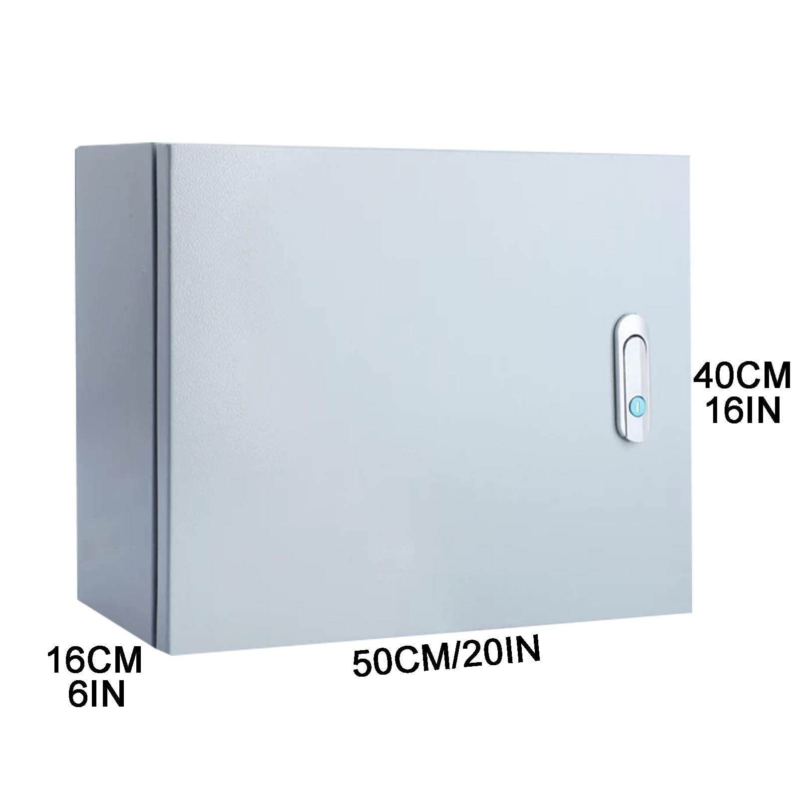Quadro Elettrico in Acciaio Laminato a Freddo, Scatola di Distribuzione a Parete, Scatole Elettriche, Adatta per Uso Interno(50x16x40CM/20x6x16IN)