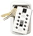 Produktbild KeySafe Slimline Schlüsselkasten mit Zahlenschloss (weiß)