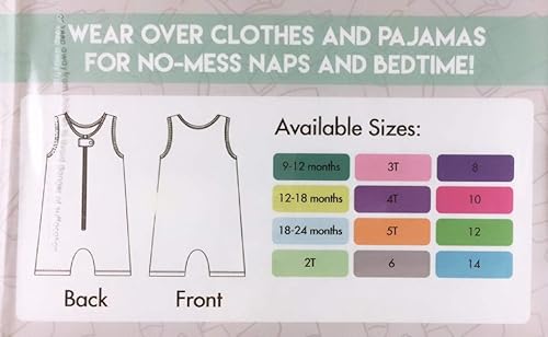 Miniatura 4 de Naked No More Pijama de una pieza con cremallera en la espalda, a prueba de escape, ropa adaptativa (ganadora del premio Mom's Choice)