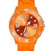 Produktbild Taffstyle Farbige Sportuhr Armbanduhr Silikon Sport Watch Damen Herren Kinder Analog Quarz Uhr 39mm Orange