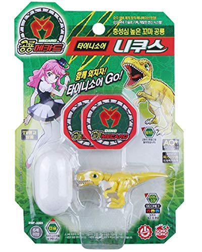 Dino Mecard Tinysour NYCHUS Tiny Dinosaur Toy Deinonychus Figure Egg Capsule Storage Shooting from Any Capture Car (Single Product)