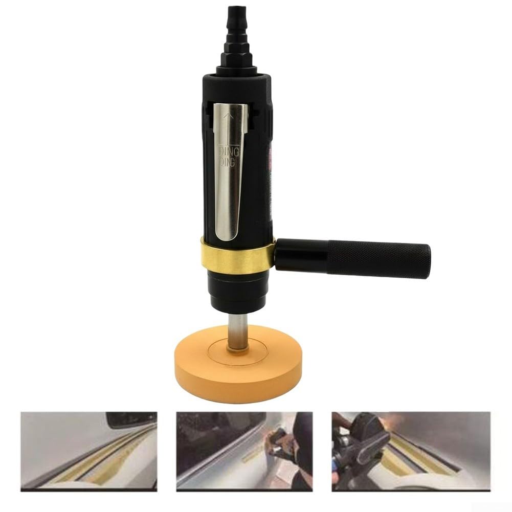 Kit de removedor de pegamento neumático, herramienta de eliminación adhesiva, juego de removedor de calcomanías con rueda de goma de 4 pulgadas con detalles de pelacables de aire