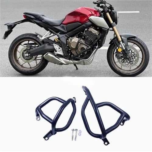 KMWSHAN Motorrad-Sturzbügel Stoßstangen-Sturzbügelrahmen Absturzsicherungszubehör Für H-ONDA CB650R CB650R Motorrad-Motorschutz