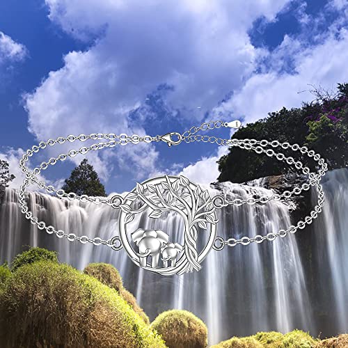 Elephant Anklet Elephant Anklets For Women Tree Of Life Ankle Bracelet Sterling Silver Adjustable Jewelry Charm Mom Daughter Birthday Valentines Mothers Day Gifts #TOP4