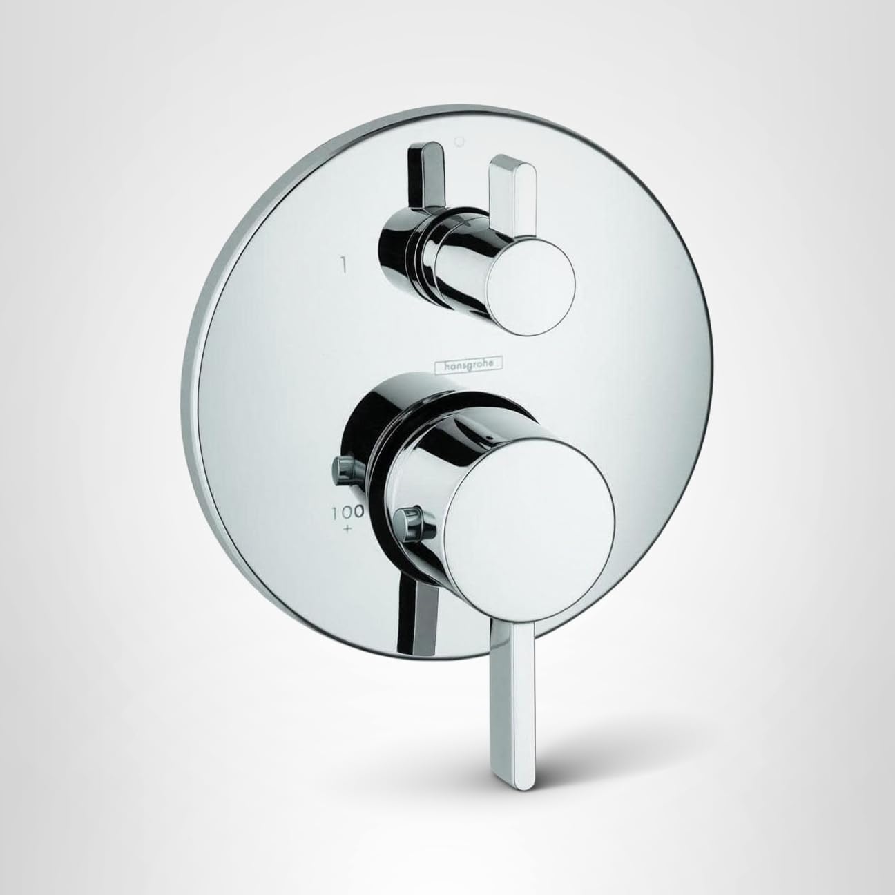 hansgrohe Ecostat Modern Thermostatic Shower Valve Trim with