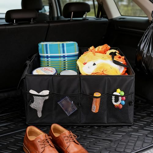 Rangement auto pliable multi-compartiments pour grand coffre et utilitaire - 3