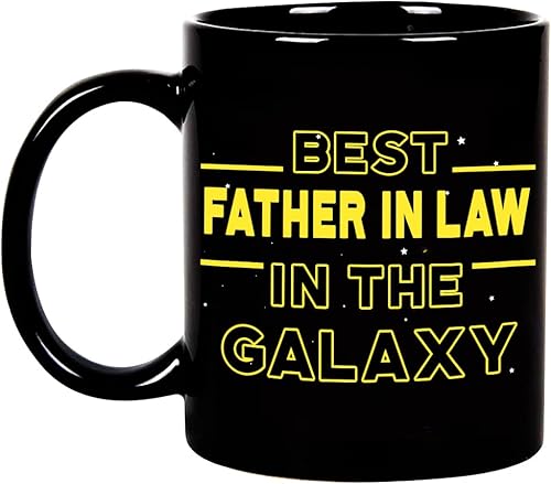 Fatbaby Best Father-In-Law In the Galaxy Coffee Mug - Funny Father's Day & Birthday Gift - Father's Day Gifts For Father In Law