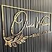 GUANKE Custom Wall Signs for Business Logo, Laser Cut 3D Acyrlic Signs, for Beauty Salon, Retail Outlets, Company, Office