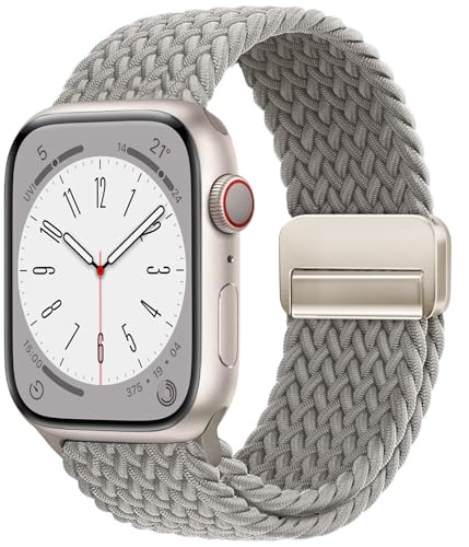 OMECKY Magnetic Braided Loop Band Compatible with Apple Watch Series