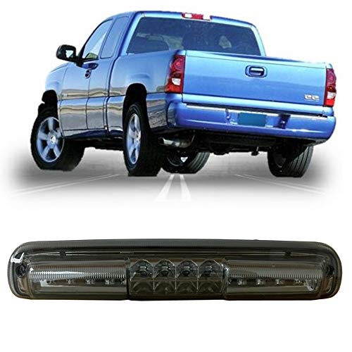 Velocity Concepts SMOKE CLEAR LED 3RD THIRD BRAKE REAR TAIL LIGHT LAMP AW Compatible with 99-06 SILVERADO SIERRA