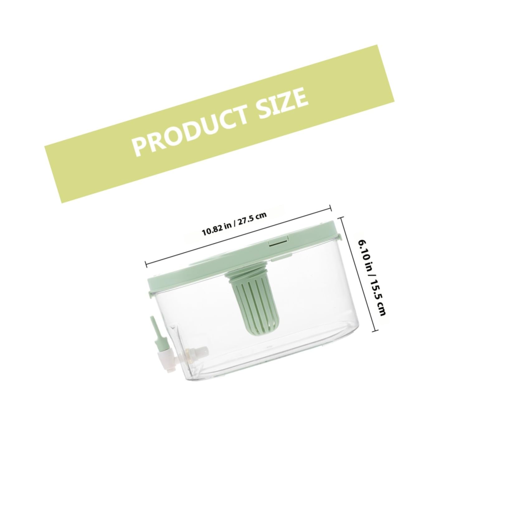 Distributeur de Boissons Froides 4l Résistant aux Différences de Température en Polypropylène Robinet Anti-obstruction pour Restaurant et Fête