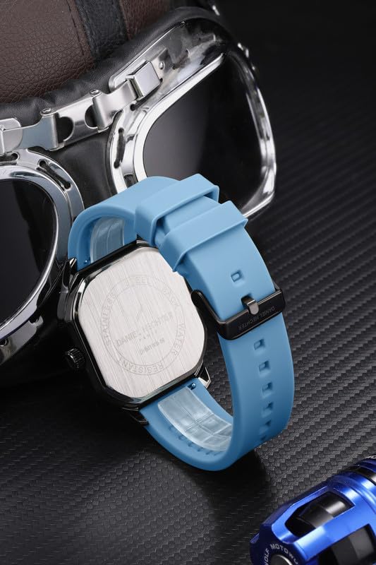 Image of Daniel Hechter Paris Rivoli Collection Modern Analog Watch for Men with Octagon Dial and Silicon Band-DHM1003