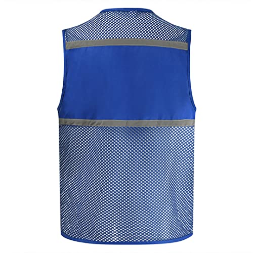Mesh Quick-Drying Vests Male with Many Pockets Mens Breathable Multi-Pocket Fishing Vest Work Sleeveless Jacket3
