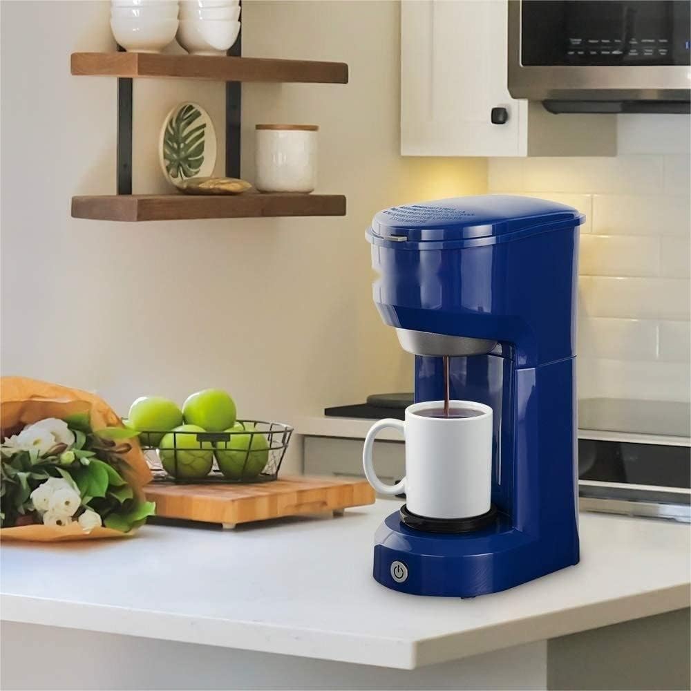 IMBIE Single Serve Coffee Maker for Pods and Ground Coffee