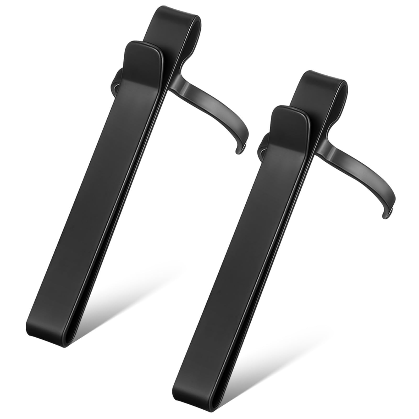 CAXUSD Torch Light Clip Adjustable Metal Belt Flashlight Clip for Pen Light Multiple Scenarios Work 2 Pack