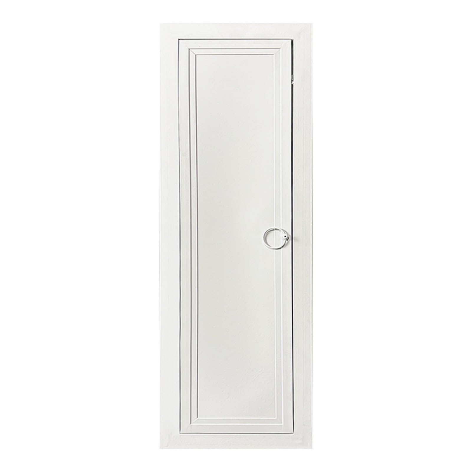 Lonmrrton One Color Metal Access Panel Inspection Hatch Cover, Paintable White Access Doors For Drywall Wall Ceiling Electrical Plumbing Fuse Box Cover Cabinet Wires Meters Pipes(24X24in/61X61cm)
