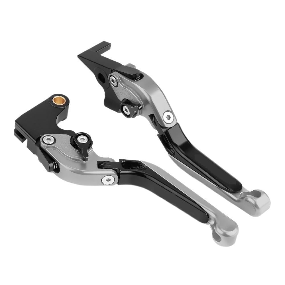 dźwignie sprzęgła motocykla Pasuje do Suzuki GSX S950 GXS-S950 GSXS 950 2021 2022 CNC Dźwignie uchwytu Regulowana składana dźwignia hamulca i sprzęgła Motocykl(Tit Black Tit)