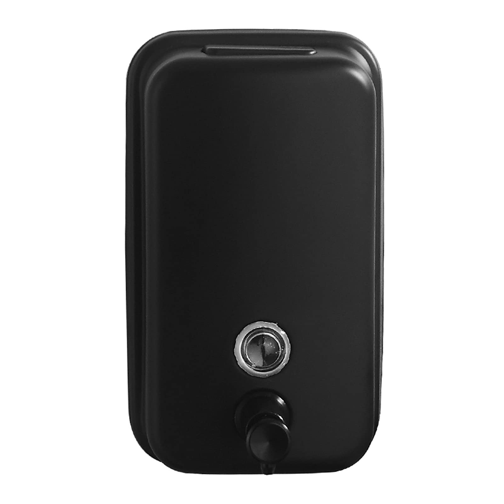 dispenser sapone/Dosatori per sapone liquido Dispenser di sapone nero senza punzoni Acciaio inossidabile Manuale Sanitizer Box, opzioni multiple di capacità, commerciale o residenziale Erogatore del S