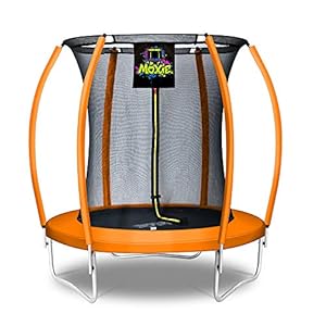 Moxie™ Pumpkin-Shaped Outdoor Trampoline Set with Premium Top-Ring Frame Safety Enclosure