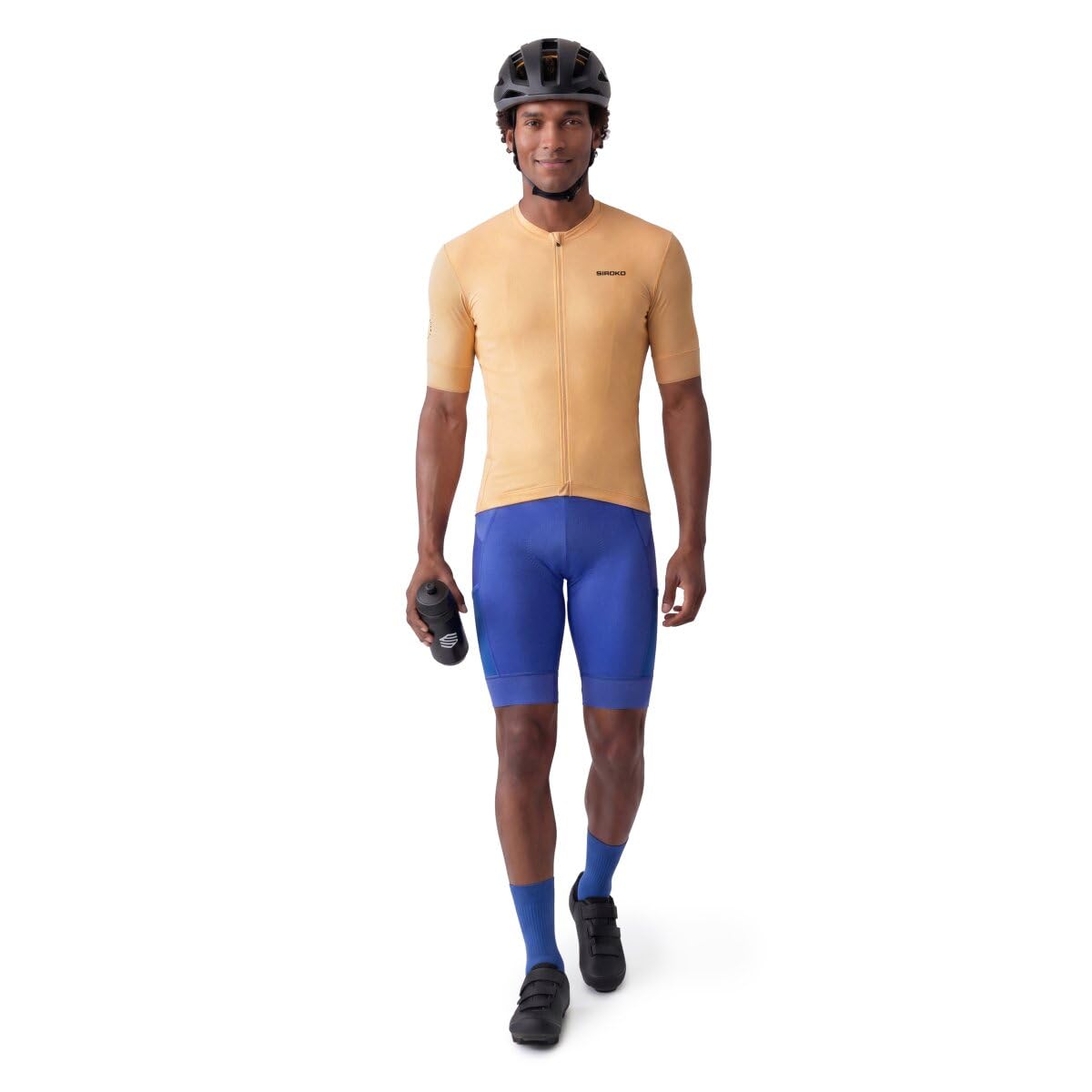 SIROKO - Maglia da Ciclismo Gravel a Maniche Corte GM2 Golden Pedals Yellow