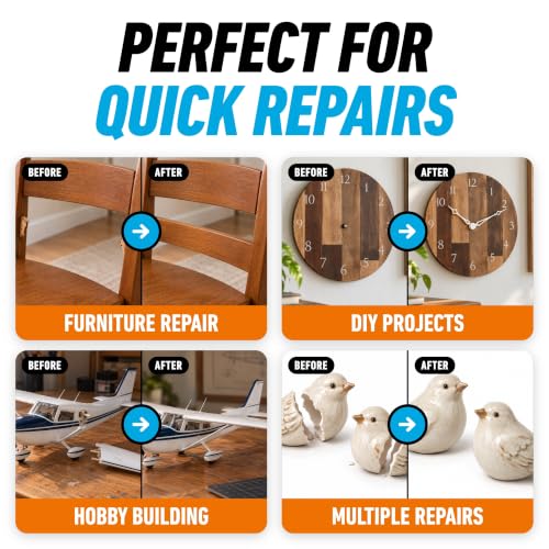 Gorilla Super Glue XL, Clear, All Purpose, 25 g | Fast Setting Liquid Adhesive, Bonds Wood, Metal, and Ceramics, Perfect for Projects and Repairs - image 3