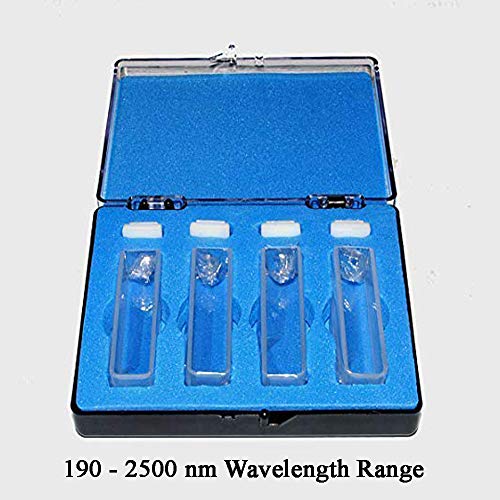 Cuvette for Spectrophotometer Type 1 (4pcs) | Standard, 48 mm Height, 3.5 mL