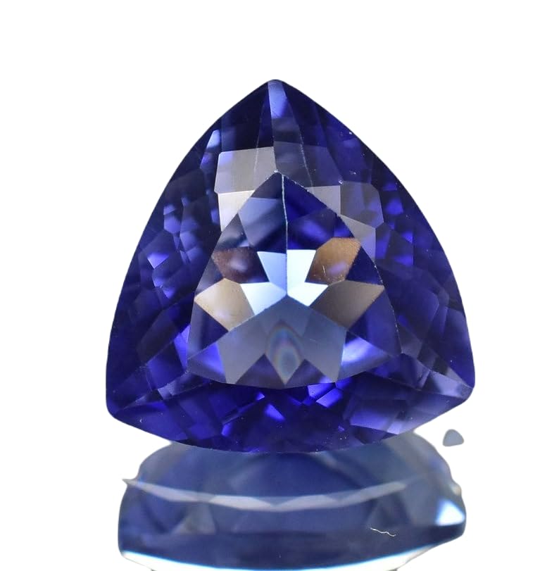 Saphir bleu naturel 20x20mm pour fabrication de bijoux et pendentif