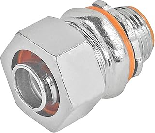 Morris Products 15165 1.5 in. Malleable Liquid Tight Connectors - Straight - Insulated Throat