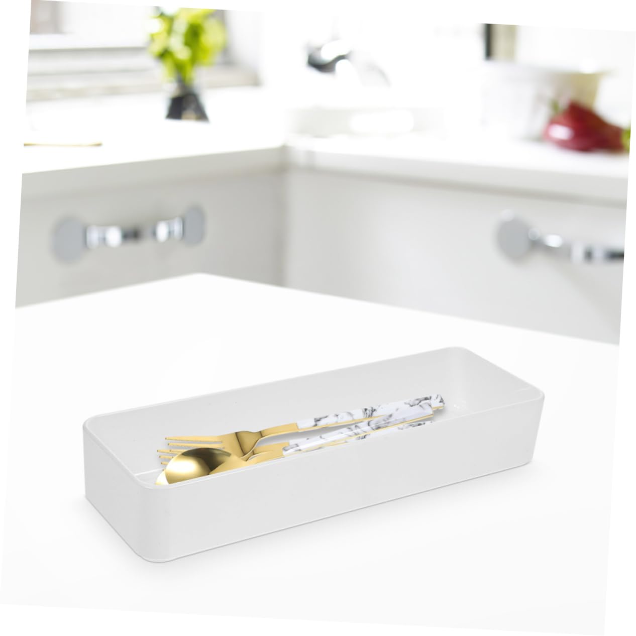 3pezzi Piccolo Organizer Per Organizer Per Posate Da Cassetto Portaposate Da Cucina Divisore Per Posate Scatola Per Utensili Cucina