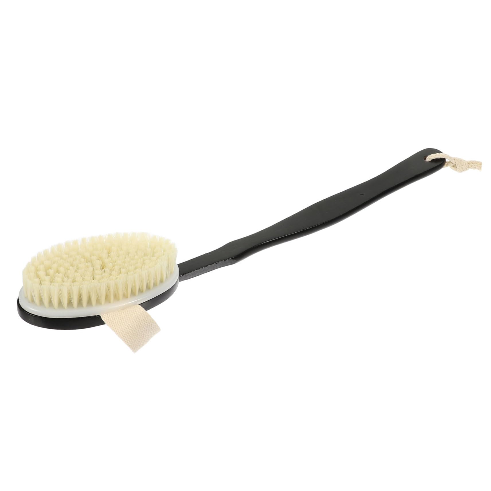 5St Badebürste Massagebürste Rückenschrubber körperbürste duschzubehör duschbürste Rückenwäscher für die Badewanne Bademassage-Reinigungsbürste Rückenbürste zum Duschen pp Black FRCOLOR