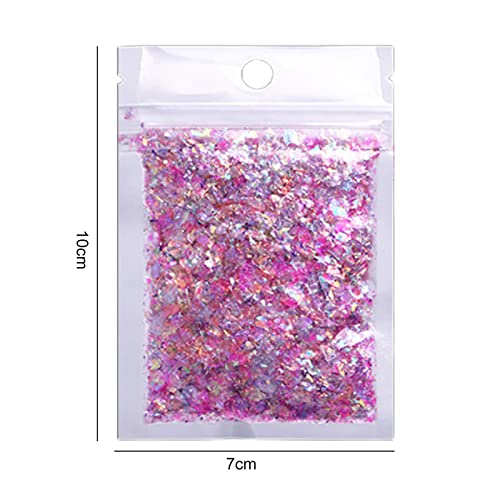 Yamaler Nail Glitter Flakes Irregular Shape Manicure Decoration Accessories Paper Sequins Nail Art Decoration For Women Nail Sequins #TOP5