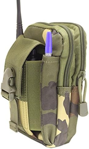 CenBuy Universal Multipurpose Tactical Cover EDC Security Pack outdoor Carry Case Pouch Belt Waist Bag Gadget Money Pocket for iPhone 6s Samsung Galaxy S7 Note5 LG G5 iPhone 7 (woodland)