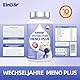 Wechseljahre Hormonbalance – 10-fach Komplex für Frauen mit Yamswurzel, Rotklee, Isoflavonen, Baldrian, Vitamin B9+B12 – MENO Formel vegan produziert in Deutschland