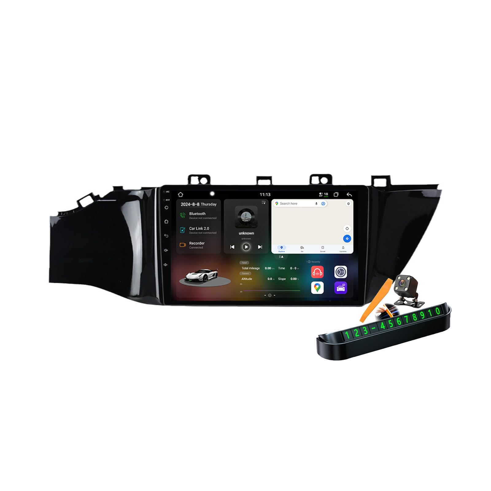 Autoradio 2 Din pour K2 Rio 4 résolvant la navigation lente via Android 14.0