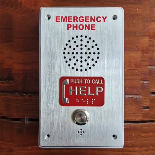 Teléfono de emergencia para elevador con anuncio de voz miniatura 2