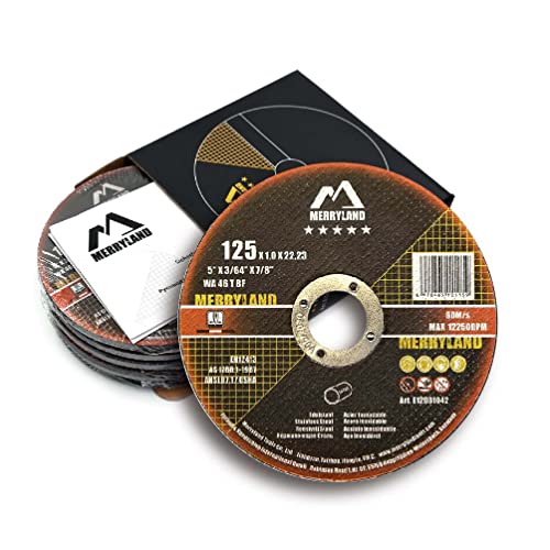 Merryland 25 szt. Tarcza Tnąca 125 X 1,0 mm Metal Stal INOX Expert-Line