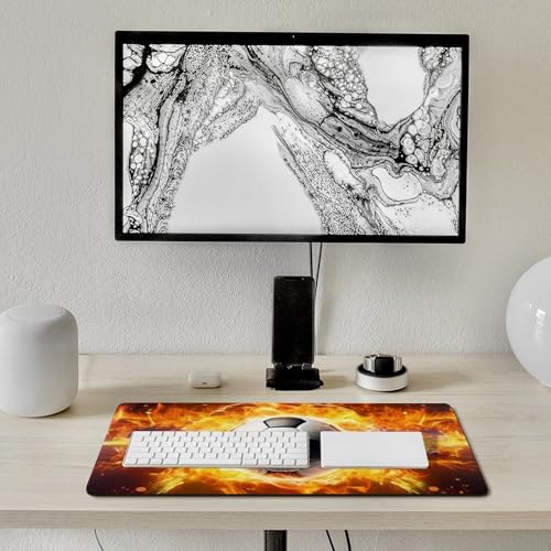 Tapis de bureau en caoutchouc imperméable grand format antidérapant 75x40 cm